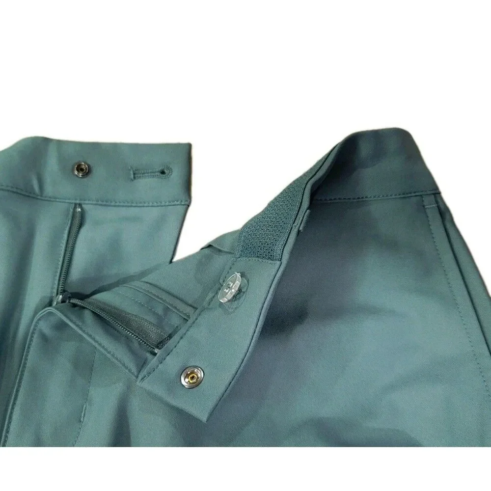 Greg Norman Men's 40x32 Luxe Performance Stretch Pants ML75 Flex Waistband Green - Picture 9 of 12